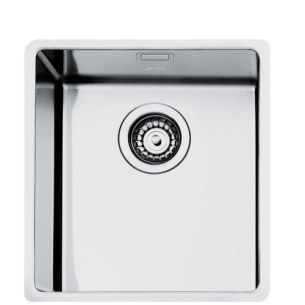 Valamu Smeg, 34 cm, pealt/alt/tasapinnaliselt monteeritav, käsitsi, roostevaba teras
