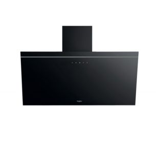 Õhupuhastaja Whirlpool, Seina, 80 cm, 650 m3/h, 65 dB, must
