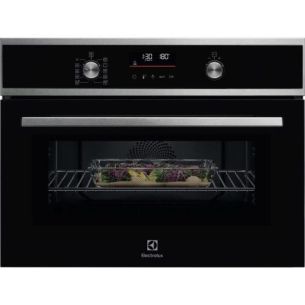 Kompaktne ahi-mikrolaineahi, Electrolux, H 45 cm, must/rv-teras