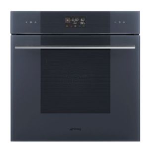 Mikro-kombiahi Smeg Linea, aurupuhastus, 68 l, neptuunhall