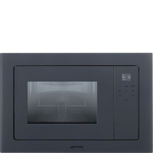 Mikrolaineahi Smeg Linea, integreeritav, 20 l, 1000/800 W, neptuunhall