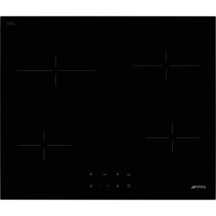 Pliidiplaat Smeg, 4 x Hilight, 60 cm, must, lõigatud serv
