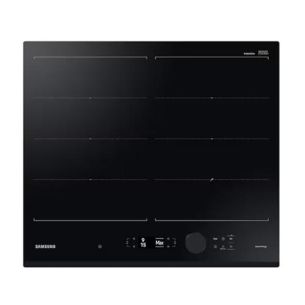 Pliidiplaat Samsung, 4 x induktsioon, Extended Flex Zone Plus, 60 cm, must, faasitud/lõigatud servadega