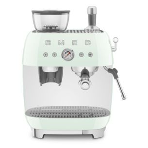 Espresso kohvimasin kohviveskiga Smeg, 50`ndate stiil, pastellroheline