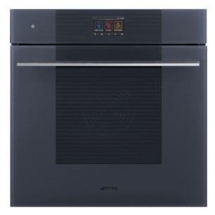 Ahi auru- ja mikrolainefunktsiooniga Smeg Linea, aurupuhastus, 68 l, neptuunhall