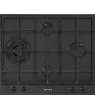 Pliidiplaat Smeg Classica, 4 x gaas, 60 cm, matt must