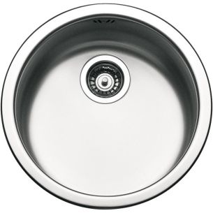 Valamu Smeg, pealt/alt paigaldatav, AISI304 harjatud roostevaba teras