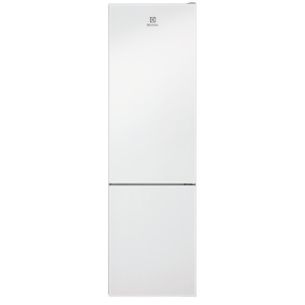 Külmik Electrolux 800, 201 cm, 266/101 l, 38 dB, elektrooniline juhtimine, NoForst, valge klaas uksel