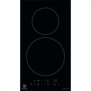 Pliidiplaat Electrolux, 2 x induktsioon, domino, 30 cm, must, lõigatud serv