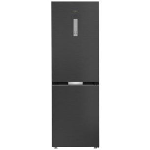 Külmik Whirlpool, 186.5 cm, 210/106 l, 35 dB, elektrooniline juhtimine, NoFrost, must rv teras