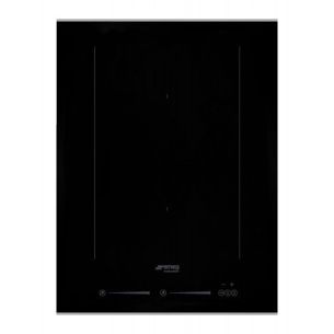 Pliidiplaat Smeg Dolce Stil Novo, 2 x multi induktsioon, 38 cm, lõigatud, must/rv teras