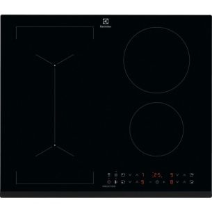 Pliidiplaat Electrolux, 4 x induktsioon, 60 cm, Hob2Hood faasitud esiserv, must