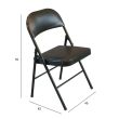Home4you Klapptool PIKNIK must/PU_02 - 09644 - 4741243096448 - BauMarket.ee