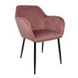 Home4you Tool EVELIN roosa sametkangas_01 - 10325 - 4741243103252 - BauMarket.ee