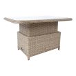 Home4you Laud PACIFIC 120x80xH46/65cm hallikasbe_04 - 10536 - 4741243105362 - BauMarket.ee