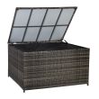 Home4you Padjakast WICKER 140x80xH65cm tumepruun_02 - 11967 - 4741243119673 - BauMarket.ee