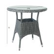 Home4you Laud WICKER D78xH75cm tumepruun_02 - 12686 - 4741243126862 - BauMarket.ee