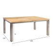 Home4you Laud NAUTICA 200/300x100xH76cm tiikpuu_02 - 13267 - 4741243132672 - BauMarket.ee