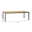 Home4you Laud MONTANA 220x100xH76cm tiik_02 - 13268 - 4741243132689 - BauMarket.ee