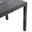 Home4you Laud WICKER 73x73xH71cm tumepruun_03 - 13348 - 4741243133488 - BauMarket.ee