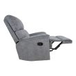 Home4you Tugitool GUSTAV manuaalne recliner hall_04 - 13781 - 4741243137813 - BauMarket.ee