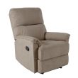 Home4you Tugitool GUSTAV manuaalne recliner tume_01 - 13782 - 4741243137820 - BauMarket.ee