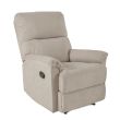 Home4you Tugitool GUSTAV manuaalne recliner taup_01 - 13783 - 4741243137837 - BauMarket.ee