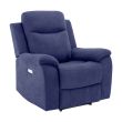 Home4you Tugitool MILO elektriline recliner sini_01 - 13797 - 4741243137974 - BauMarket.ee