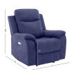 Home4you Tugitool MILO elektriline recliner sini_02 - 13797 - 4741243137974 - BauMarket.ee