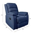 Home4you Tugitool MANUEL manuaalne recliner tume_02 - 13879 - 4741243138797 - BauMarket.ee