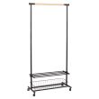 Home4you Stange FOREST 80x36xH165cm must/naturaa_01 - 13964 - 4741243139640 - BauMarket.ee