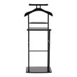 Home4you Ülikonnastange GENT 45x30xH103cm must_03 - 13977 - 4741243139770 - BauMarket.ee