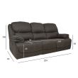 Home4you Diivan GORDY 3-kohaline manuaalne reclin_02 - 14173 - 4741243141735 - BauMarket.ee