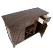 Home4you Kummut JAMES 120x46xH91cm rustik tamm_05 - 14233 - 4741243142336 - BauMarket.ee