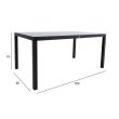 Home4you Laud AMALFI 160x90x74cm hall_02 - 14532 - 4741243145320 - BauMarket.ee