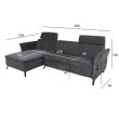 Home4you Nurgadiivan DAYTON VN elektriline recli_02 - 17460 - 4741243174603 - BauMarket.ee