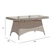 Home4you Laud EDEN 150x100xH74cm beež_02 - 19124 - 4741243191242 - BauMarket.ee