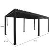 Home4you Varikatus MIRADOR-111 3x6m tumehall_02 - 19477 - 4741243194779 - BauMarket.ee