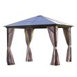 Home4you Varikatus SUNSET 3x3xH267m pruun/taupe_01 - 19546 - 4741243195462 - BauMarket.ee