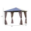 Home4you Varikatus SUNSET 3x3xH267m pruun/taupe_02 - 19546 - 4741243195462 - BauMarket.ee