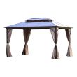 Home4you Varikatus SUNSET 3x4xH2/27m pruun/taup_01 - 19548 - 4741243195486 - BauMarket.ee