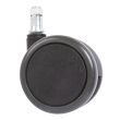 Home4you Toolirattad 5tk D65mm piduriga must_03 - 200419 - 4741243204195 - BauMarket.ee