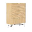 Home4you Kummut BASSEL 80x40xH114cm 3D melamiin_01 - 20139 - 4741243201392 - BauMarket.ee