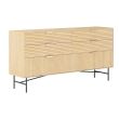 Home4you Kummut BASSEL 120x40xH80cm 3D melamiin_01 - 20140 - 4741243201408 - BauMarket.ee