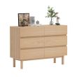 Home4you Kummut SUNNY 120x40xH85cm melamiin tamm_01 - 20194 - 4741243201941 - BauMarket.ee
