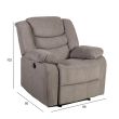 Home4you Tugitool CYRUS recliner taupe_02 - 21532 - 4741243215320 - BauMarket.ee