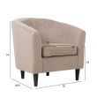 Home4you Tugitool WESTER taupe_02 - 21598 - 4741243215986 - BauMarket.ee