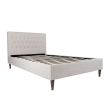 Home4you Voodi EMILIA 140x200cm beež_02 - 28807 - 4741243288072 - BauMarket.ee
