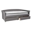 Home4you Voodi GENESIS 90x200cm pruunikashall_05 - 28861 - 4741243288614 - BauMarket.ee