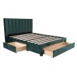 Home4you Voodi GRACE 160x200cm roheline_04 - 28863 - 4741243288638 - BauMarket.ee